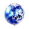 Balão de látex transparente com lantejoulas rosa dourado de 12 polegadas decoração de festa de aniversário decoração de celebração de casamento balão de confete atacado