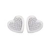 Brincos Coreanos Novos Coração Duplo para Mulheres Outono Simples Doces Estilosos Acessíveis Luxo Pequenos Brincos de Diamante Joias