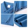 5A345 Marco de Tirar Flor de Perla Cuello Secundario de Color Intermedio Camisa POLO Estampado de LOGOTIPO Ropa de Trabajo Ropa para Actividades Conjunto de Bordado para Vestir Trabajo en Equipo