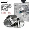 Placa guía para recortadora, modelos largos y cortos, manguito de perfilado de acero inoxidable, base circular multitaladro, herramienta de calibre para muestras