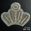 Nova coroa multi-especificação hot drilling hot picture strass coroa patch adesivos de tecido roupa decoração têxtil para casa hot drilling atacado