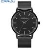 CRRJU/Kajun 2117 Nuevo Reloj Ultrafino para Hombre Business Casual Malla de Acero Reloj de Pulsera Reloj para Hombre