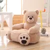 Fábrica al por mayor transfronteriza oso de peluche Panda mascota sofá de dibujos animados juguete lindo mascota pequeño sofá asiento