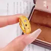 Esgotado, Sem Devoluções ou Trocas, Compre com CautelaAnel Trevo de Quatro Folhas, Design Estrela Oca Banhado a Ouro Cobre, Anel de Toque de Luxo Leve de Alta Qualidade