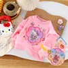 Moletom Brilhante Color-Changing de Desenho Animado para Menina Primavera e Outono Jardim de Infância Design Personalizado Moda e Versátil Nova Tendência