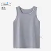 Camiseta sin mangas lisa para niño, top sin mangas para niños, prenda exterior de verano para bebé niño, chaleco de algodón para estudiantes de primaria