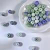 Fábrica venta al por mayor patrón de dragón barril cuentas de porcelana cuentas de perforación cuentas sueltas de vidrio diy material para pulsera collar hecho a mano