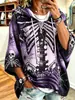 Sudadera con Capucha de Manga Tres Cuartos para Mujer 2026 con Estampado Digital 3D de Calabaza de Halloween Sudadera para Mujer