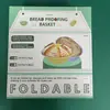 Cesta de Fermentación de Silicona Personalizada con Anillo de Acero Cesta Plegable Juego de Cestas Artefacto para Hornear Masa de Pastel Cesta para Pan