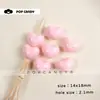 Joias Artesanais DIY com Contas Coloridas de Acrílico Coração de Tamanho Médio Contas Soltas Acessórios de Material Artesanal Bolsa Acessórios de Pingente