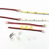 Fita de LED SMD/COB Conector Sem Solda 2 Pinos Baixa Tensão LED Conector de Fivela de Cristal Sem Zona Escura Linha de Conexão de Cabeça Única