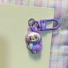 [XZ] Coche de Dibujos Animados Tela Tela Llavero Colgante Lindo Corazón de Niña Accesorios Colgantes para Mochila Regalo para Novia