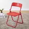 Sillas plegables, aptas para uso en interiores y exteriores, almacenamiento, apartamento pequeño, mesa y sillas de comedor sencillas, taburetes portátiles, sillas para ordenador de entrenamiento