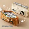Estuche Triángulo Grande Articulado HOLYMOLY Bolsa de Almacenamiento de Papelería para Estudiantes de Gran Capacidad con Dibujos Animados para Niñas