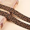 Bolsa de fita de poliéster de leopardo local transfronteiriço Acessórios decorativos portáteis para o cabelo Sade Bow Acessórios de vestuário de fita