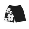 Sudadera Holgada Estampada con Espuma de Moda 2025 Traje Hip Hop Y2K para Hombre y Mujer Pulóver Shorts Pantalones
