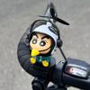 Bateria de carro elétrico carro bicicleta motocicleta decoração pequenos acessórios fofo novo enfeites de guidão boneca pato amarelo
