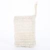 Bolsa de Malha Espumante de Algodão e Linho, Saco de Sabonete Natural, Malha Espumante para Sabonete, Malha Espumante, Saco Toalha de Banho, Saco de Banho de Sisal Râmico