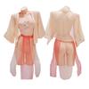 Lingerie Estilo Hanfu Antigo, Pijama Bordado Sexy Estilo República da China, Conjunto de Tentação Uniforme Quente Puro Desejo para Mulheres 9685