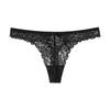 Ropa interior de comercio exterior para mujer, estilo europeo y americano, transpirable, de cintura baja, sexy, con encaje, cómoda, de algodón, con entrepierna, puro deseo para mujer.