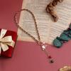 Europa y Estados Unidos collar transfronterizo con elemento de campana navideña invierno nuevo Año Nuevo estilo ins accesorios simples creativos