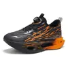 Tênis de corrida novos transfronteiriços para homens e mulheres, superfície em malha fly-woven, leve, com retorno de energia, antiderrapante, resistente ao desgaste, tênis de jogging, tênis esportivos para quatro estações