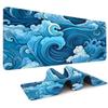 Popular Alfombrilla de Ratón Transfronteriza con Mapa Caliente, Alfombrilla de Escritorio para Teclado Extra Grande de Venta Caliente, Resistente a las Manchas, Borde Engrosado
