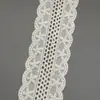 Tela de Encaje Bordado Simétrico de Algodón Puro Encaje Hueco Bordado Hecho a Mano Decoración para Coser DIY para Cortinas y Ropa