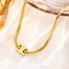 Collar Saijia de Explosiones Transfronterizas Temperamento Europeo y Americano Zirconio Oro de 18k Estilo Europeo y Americano Collar Pulsera Clavícula Nicho Femenino