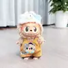 Solo ropa] la primera y segunda generación Labubu muñeco tela tela colgante correa falda sentada fiesta ángel lazo adorable