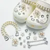 Amuletos para Zapatos Croc, Accesorios para Mujer, Clips para Zapatos DIY, Decoraciones 3D con Pedrería, Clips Desmontables, Estilo de Moda de Influencers