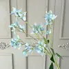 Arranjo de Flores Artificiais Azuis de Luxo para Casamento Arranjo Floral DIY Arranjo de Flores para Janela de Shopping Center ao Ar Livre Paisagismo com Flores Artificiais