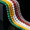 Cuentas redondas de ágata natural, hilo largo de cuentas sueltas para collares, joyería de jade, pulseras de una sola cuenta para DIY y productos semiacabados para venta al por mayor
