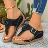 Sandalias Casuales Cómodas de Moda Retro Florales de Suela Gruesa para Mujer Tallas Grandes de Comercio Exterior Verano 2026