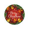 Festa Temática de Natal Utensílios de Mesa Decoração Infantil Suprimentos Pratos de Papel Descartáveis Copos de Papel Guardanapos de Papel Talheres Garfos e Colheres Utensílios de Mesa