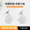 Ruedas giratorias universales engrosadas simples de 1.5 pulgadas 2 pulgadas para muebles, polea de escritorio de computadora plana de PP, estante para bandejas de flores, rueda de plástico