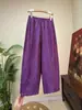 [Li] Nuevos pantalones rectos de jacquard estilo chino con sutil brillo, casuales, nueva colección otoño 2026, versátil ropa de mujer estilo chino