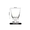 Copo de Gelo de Cristal Japonês Transparente Fino Tipo Colin para Long Drink Whiskey Bar Copo Personalizado para Coquetel