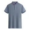 Camisas Polo de Manga Curta de Verão com Logo Estampado, Uniformes para Grupos Corporativos, Camisas Publicitárias, Estilos de Verão Bordados