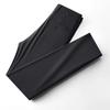 Pantalones Casuales de Seda de Hielo de Alta Gama para Hombre Verano Delgados Nuevos Primavera y Otoño Pantalones de Negocios para Hombre de Mediana Edad Pantalones de Pierna Recta de Secado Rápido