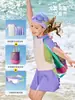 Traje de Baño Infantil Lemon Baby para Niñas y Niños, Ropa de Dos Piezas con Protección Solar, Traje de Baño de Manga Corta y Shorts, Traje de Baño de Moda para Exteriores