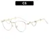Moda Gafas de sol nuevas de estilo coreano, vintage, de lujo, a la moda, con diamantes y cadenas exageradas, gafas de sol elegantes para mujer
