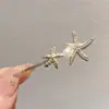 Novos Acessórios de Cabelo Estilo Europeu e Americano Grampo de Cabelo Pérola com Tema Oceânico Presilha de Cabelo Concha Presilha de Franja Estrela Liga Metálica Transfronteiriça para Mulheres
