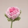 Ramo de Rosas de Burbuja Hecho a Mano DIY Rosa de Ganchillo Flor Artificial Ramo de Mano de Ganchillo Decoración de Regalo Flor Artificial