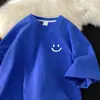 2026 Masculino Jovem Solta Manga Curta Nova Tendência Verão Masculino Meia Manga Estilo Hong Kong Bonita Camiseta 1/2 Peça