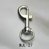 Fábrica de Origen Llavero con Hebilla de Plástico en Forma de P para Mascotas Gancho de Aleación de Zinc con Forma de Cabeza de Toro Hebilla para Perro Proceso de Galvanizado Sin Manchas Metal