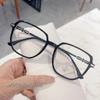 M3700 Nuevo Retro Polígono Marco Grande Luz Anti-Azul Espejo Plano Óptica Miopía Celebridad Cibernética Libro Rojo