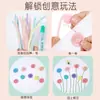 Kit de material DIY de ramo de dopamina con palito retorcido de macarrón para sesiones de fotos hechas a mano y ambiente de toma de certificados