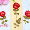 Gota de pegamento de hoja de rosa flor seca funda para teléfono móvil flor aromaterapia cera repujada diy Marcador de flores tarjeta de felicitación flor al por mayor
