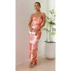 Comercio Exterior Ropa de Mujer 2026 Verano Ropa de Mujer Transfronteriza Europea y Americana Verano Estampada Sin Mangas Sexy Ajustada Bodycon Camiseta sin Mangas